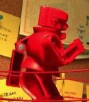 Red Rock 'Em Sock 'Em Robot