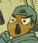 Caller with Backwards Hat