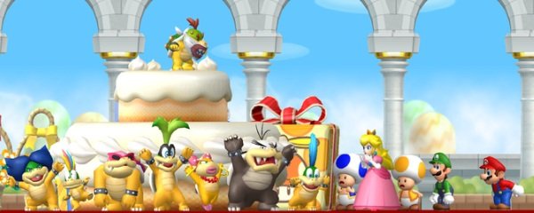 New Super Mario Bros. Wii Banner