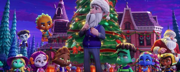Super Monsters Save Christmas Banner