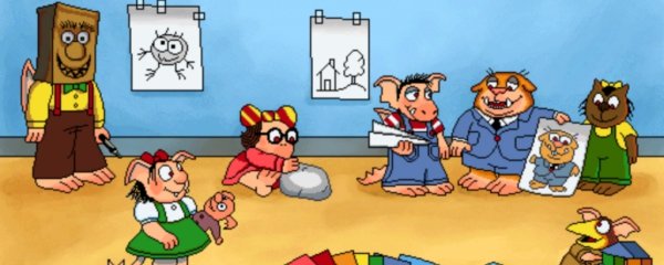 Living Books Presents: Little Monster at School Banner