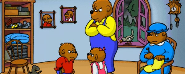 Living Books Presents: The Berenstain Bears Get in a Fight Banner