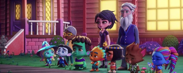 Super Monsters Save Halloween Banner