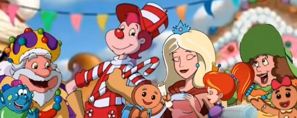 Candy Land DVD Game Banner