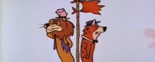 Lippy the Lion & Hardy Har Har Banner