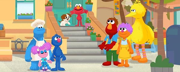 Furry Friends Forever: Elmo Gets a Puppy Banner