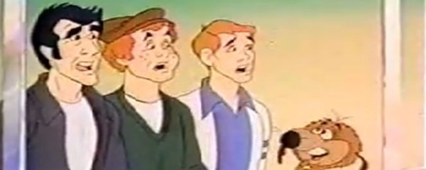 The Fonz & The Happy Days Gang Banner